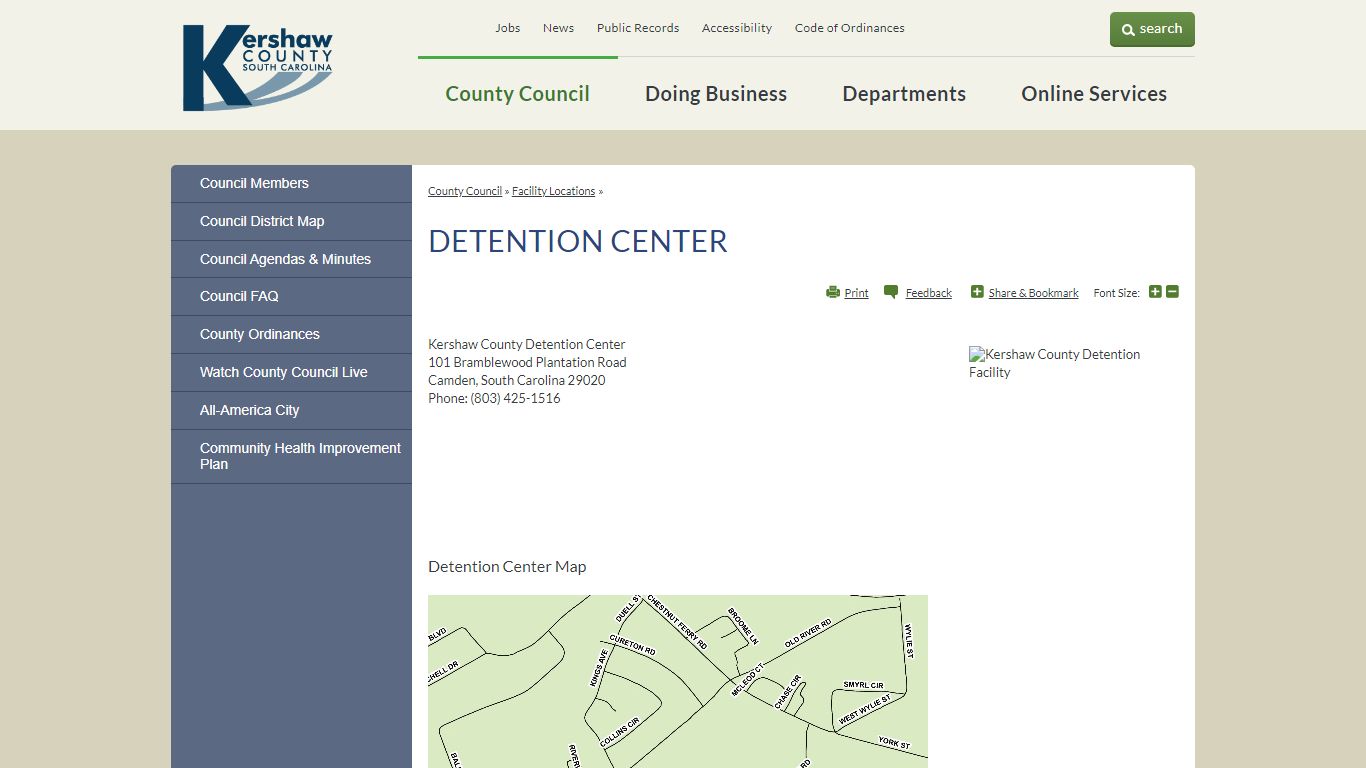 Detention Center | Kershaw County, SC